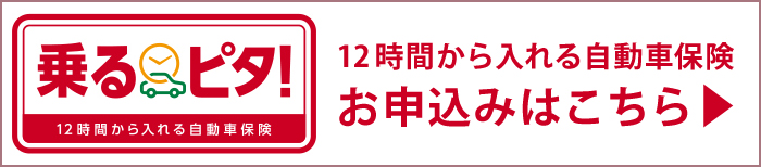 乗るピタ！【12時間から入れる自動車保険】